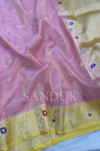 Kadhiyal border tissue silk (Saree)