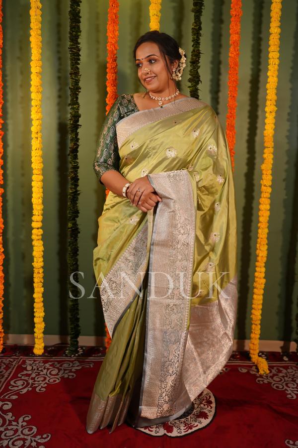 Mayuri Sage Green (Saree)