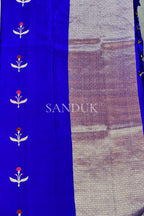 Meenakari Mashru Rose Saree